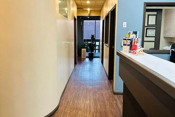 desk hallway