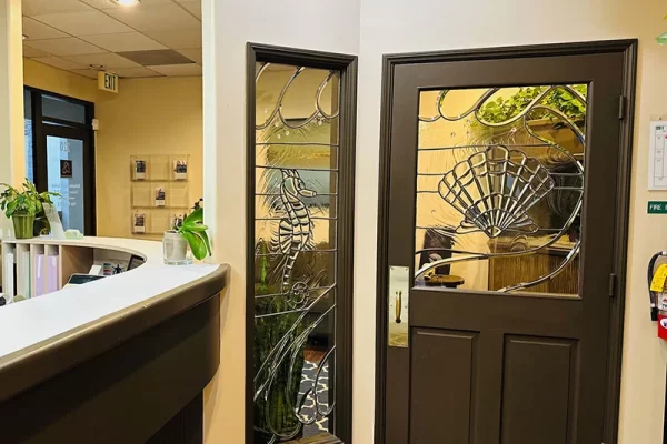 door front desk