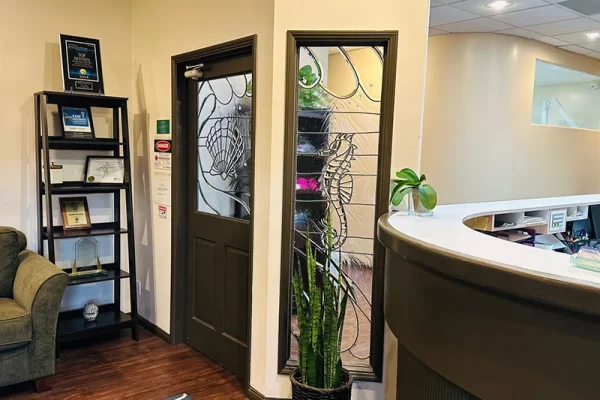 front desk door